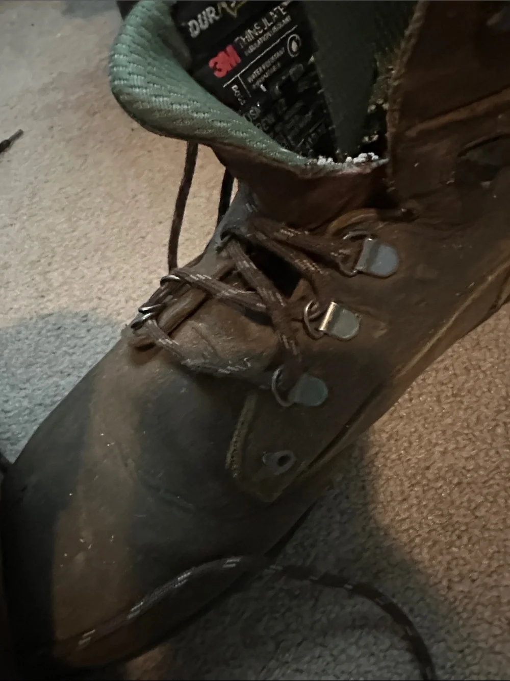 Wolverine Brown Men's Lace-Up Work Boots